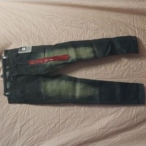 NWT Men's Cote De Nuits black denim jeans size W32 L32
